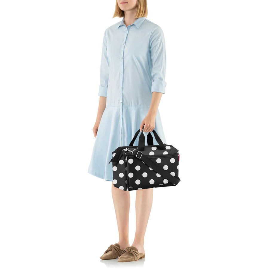 reisenthel travelling allrounder S pocket - Reisetasche 39 cm dots white