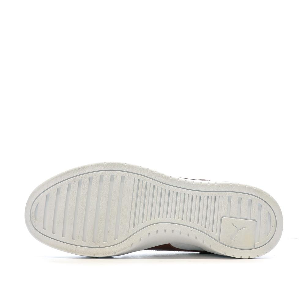 Puma Baskets Blanches/Bordeaux Homme Puma Pro Classic