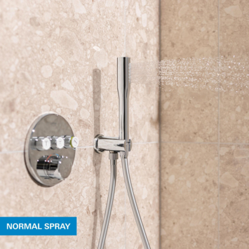 Grohe Precision Thermostat Perfect inbouw douchesysteem met Vitalio Rain Mono 310 hoofddouche rond Chroom