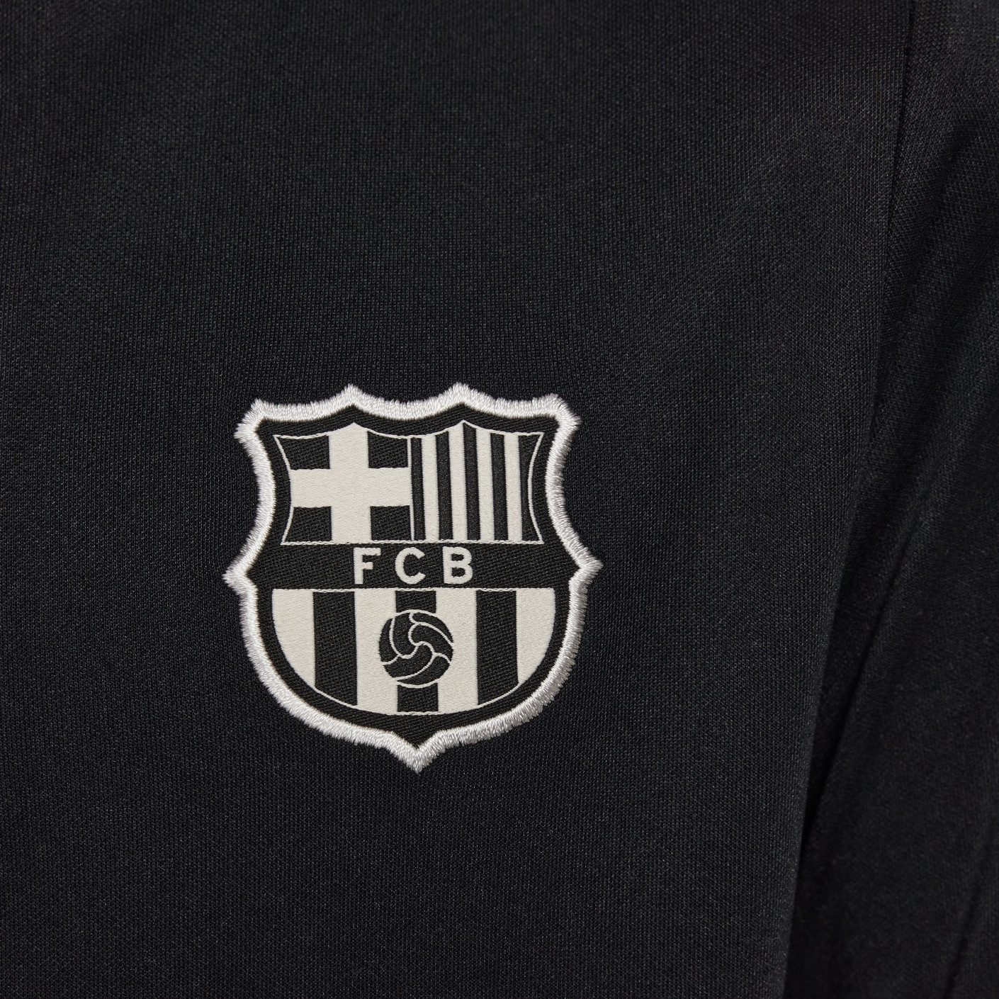 Nike FC Barcelona Academy Pro Trainingstrui 1/4-Zip 2024-2025 Kleuters Zwart Wit Rood Blauw