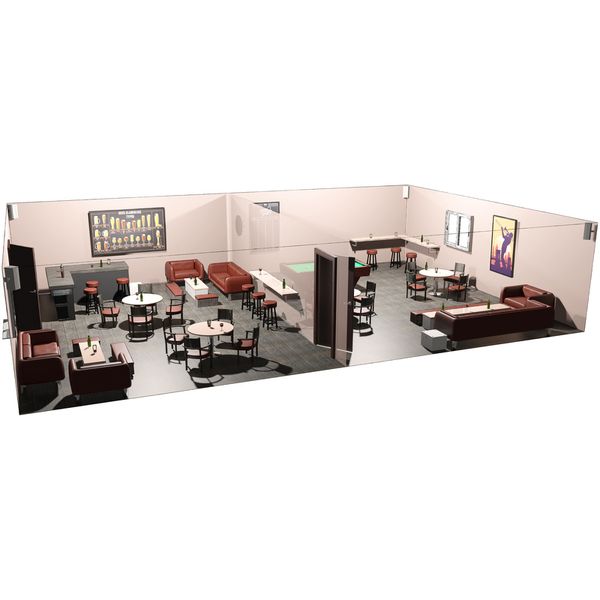 the box pro 2room Lounge Bundle M white