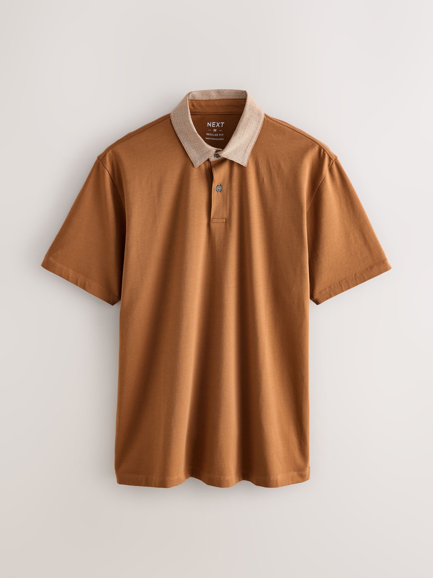 Kraag met bessenprint - Set van 3 jersey poloshirts met korte mouwen