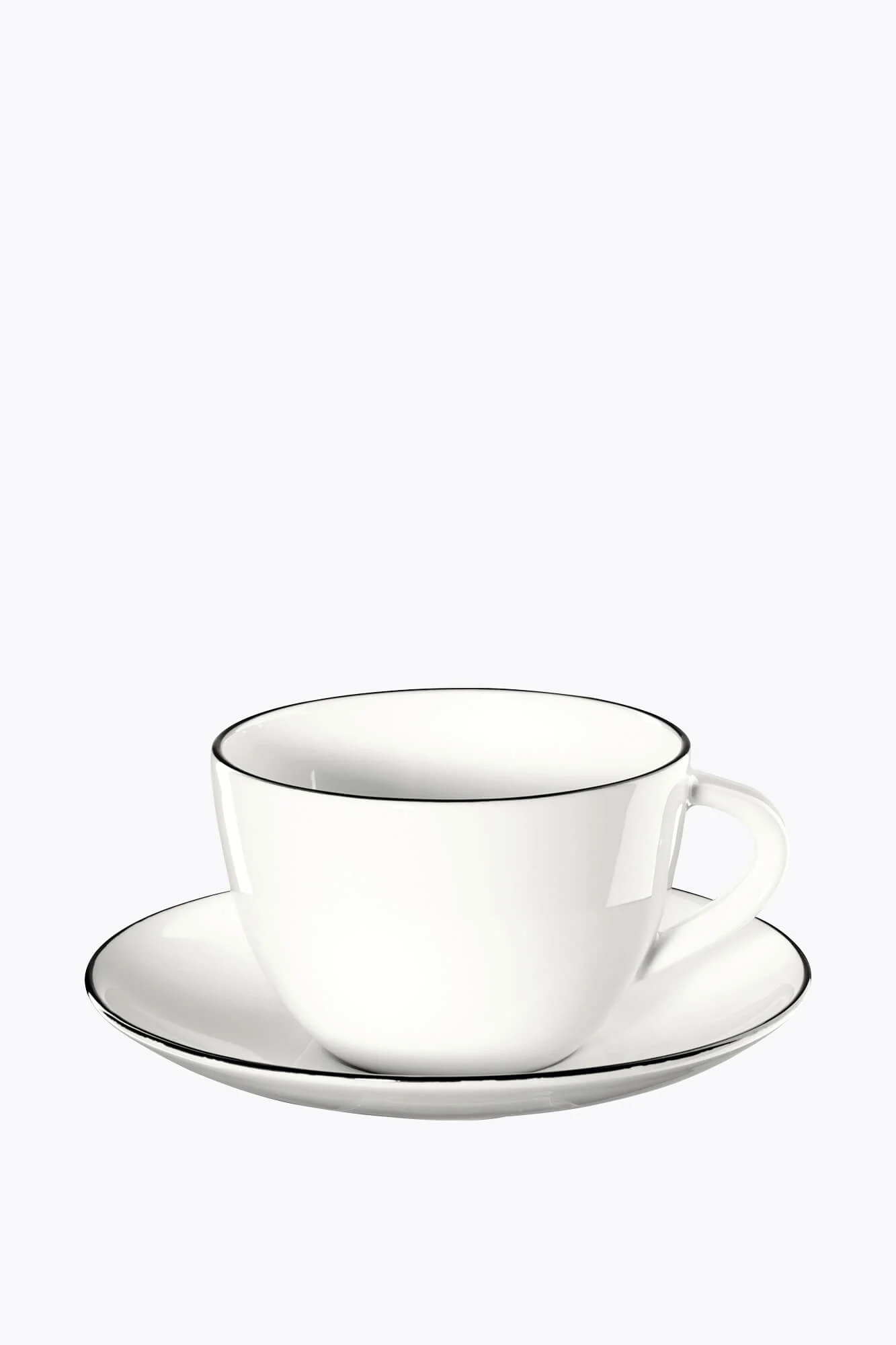ASA Selection Kaffeetasse mit Untertasse ligne noire