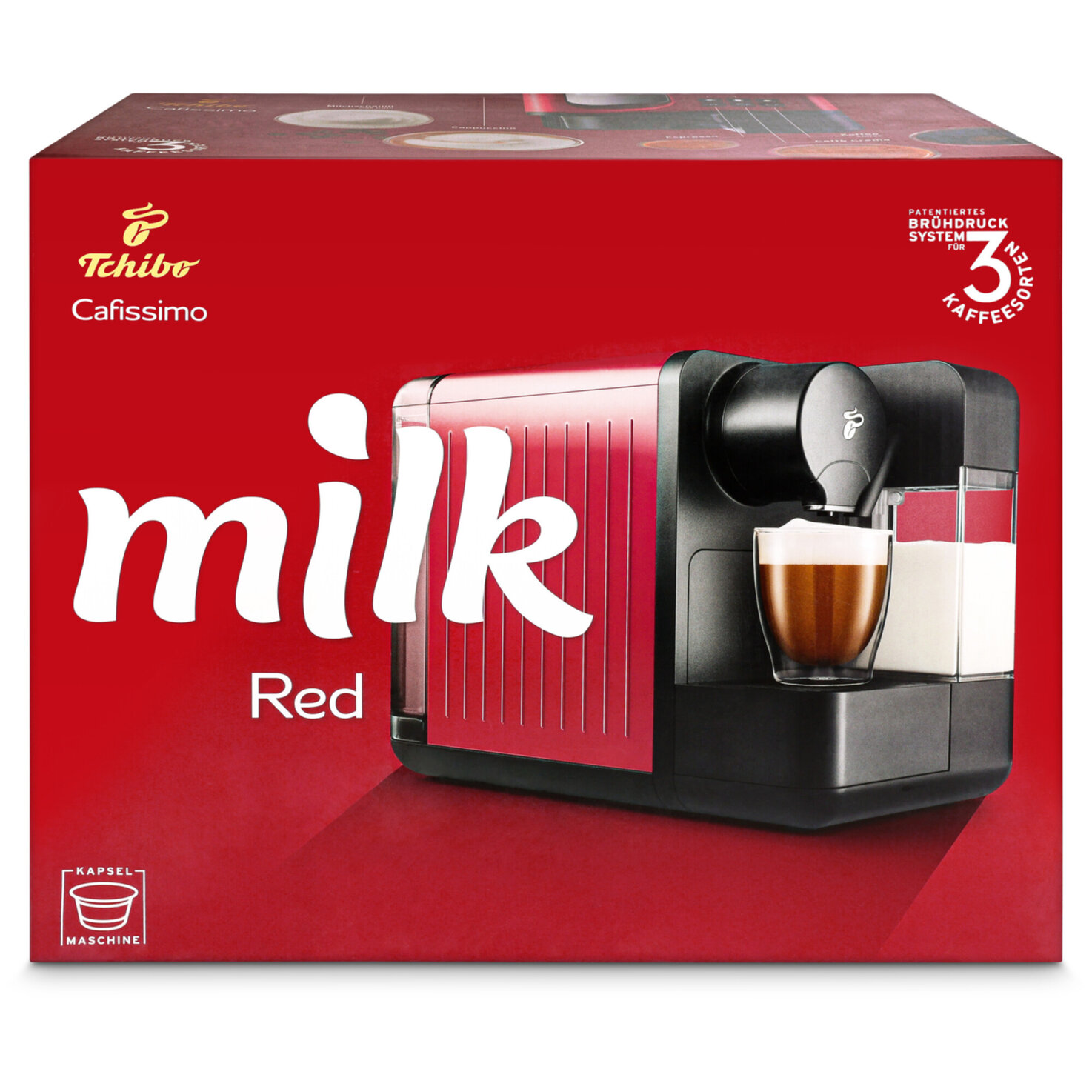 Tchibo Kaffeemaschine Cafissimo milk rot