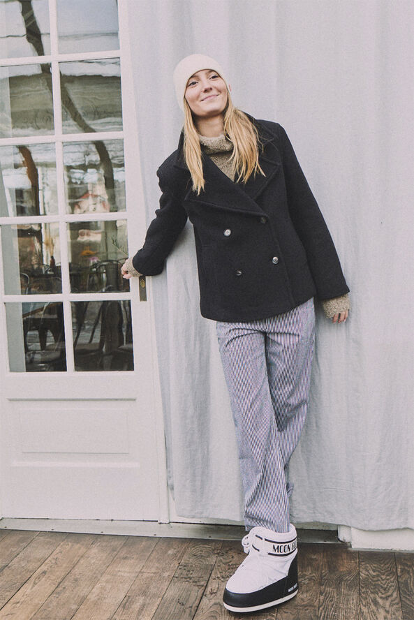 Designers Remix Girls G Agnes Pea Coat Sort