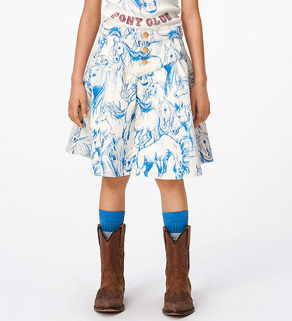 Molo Nederdel - Denim - Betsy - Blåe Horses