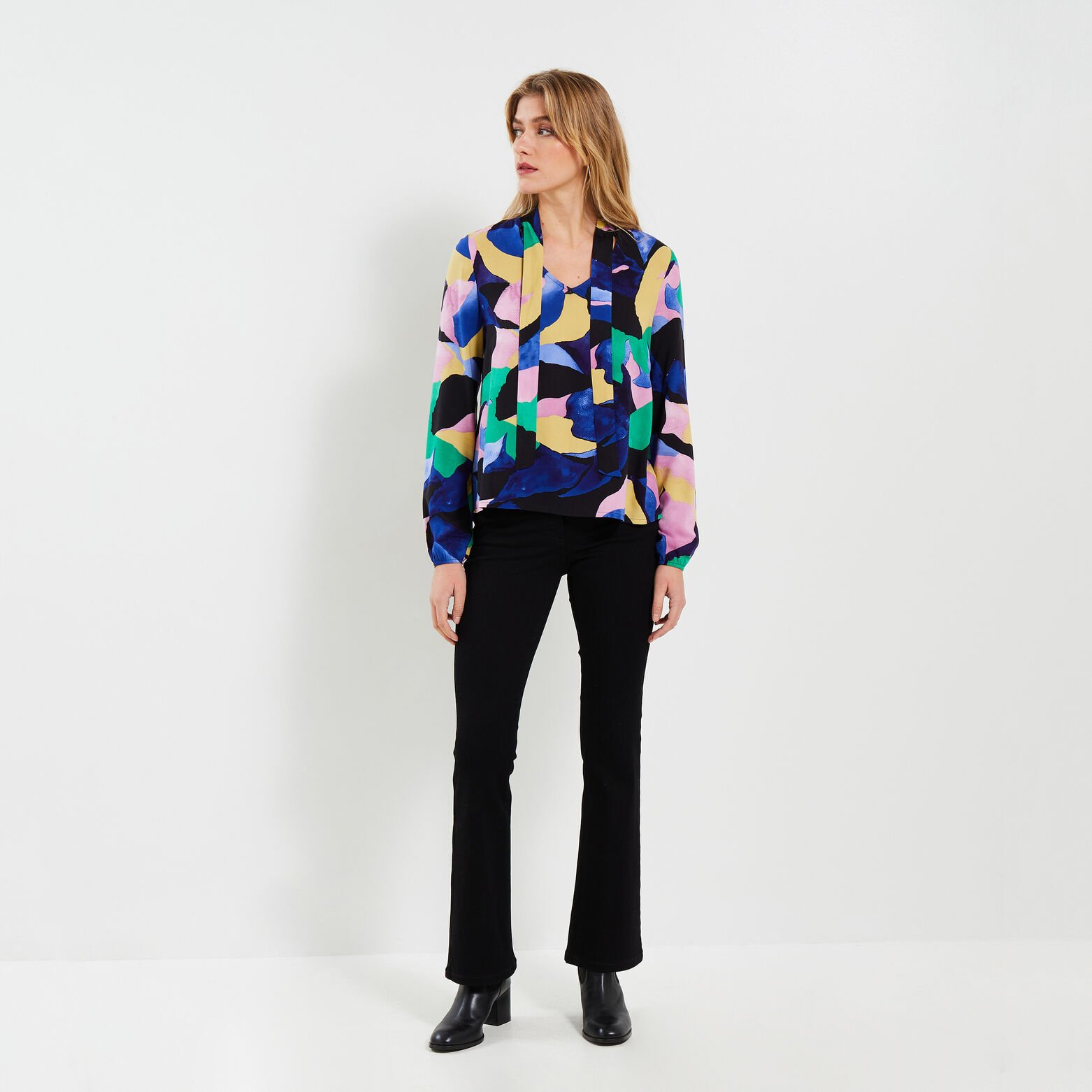 Blouse imprimée femme