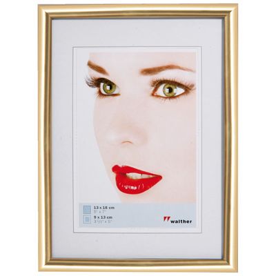 Cadre photo WALTHER - 13 x 18 cm - Or