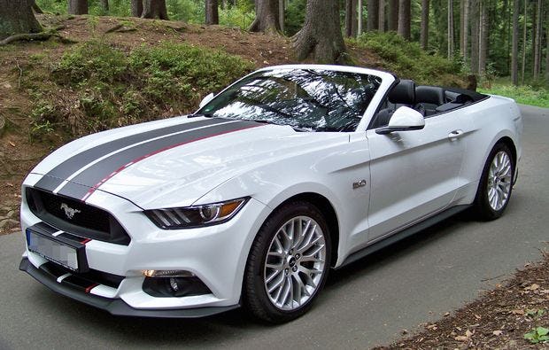 Mustang GT Cabrio Fahrt in Weißenborn als Geschenk