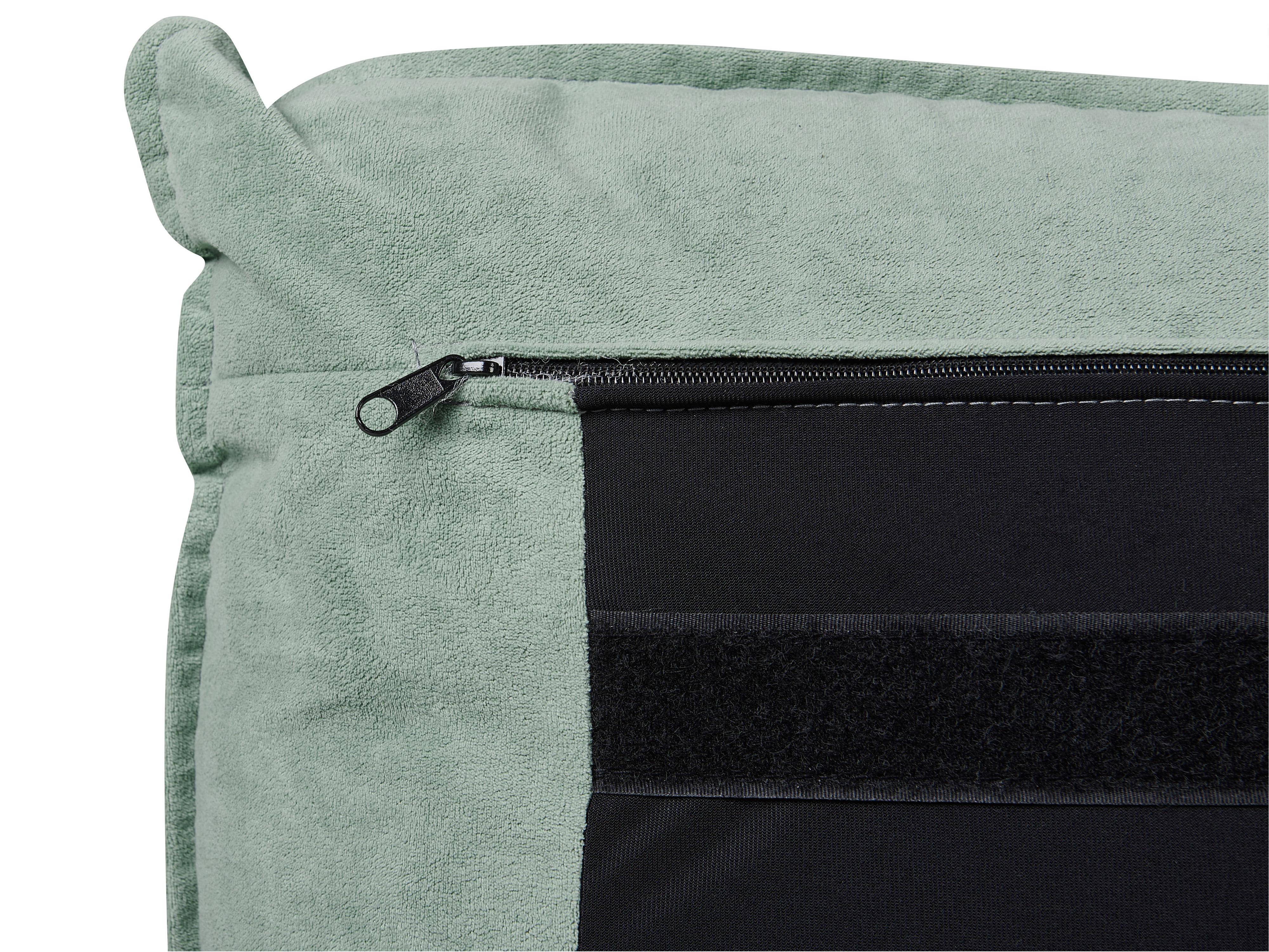 Bed Fluweel BAJONNA 180 x 200 cm Mintgroen
