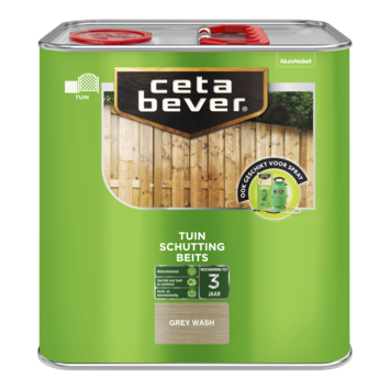 CetaBever Schuttingbeits transparant grey wash 2,5 liter