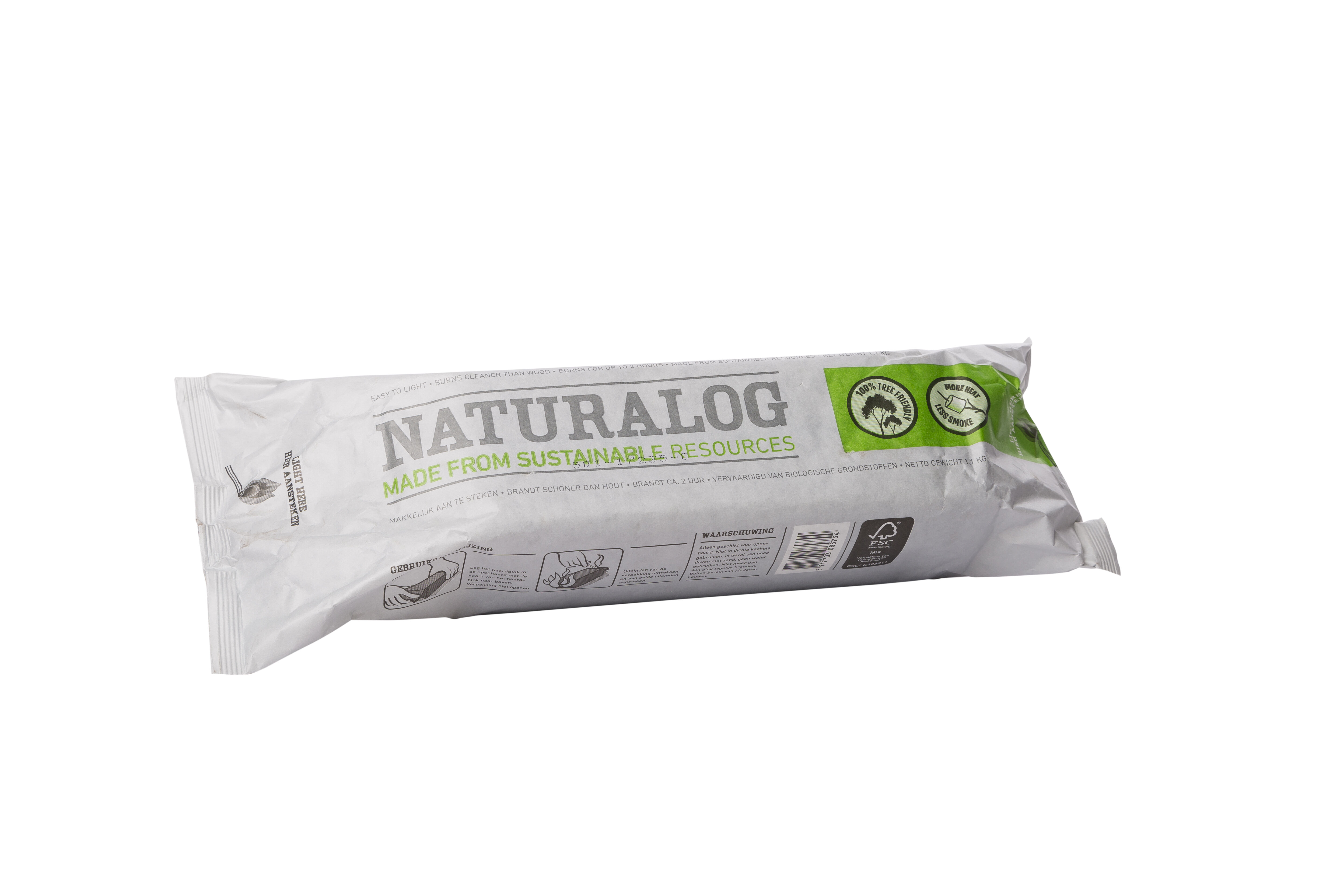 Naturalog Eco - Haardblokken - 1.1 Kilogram