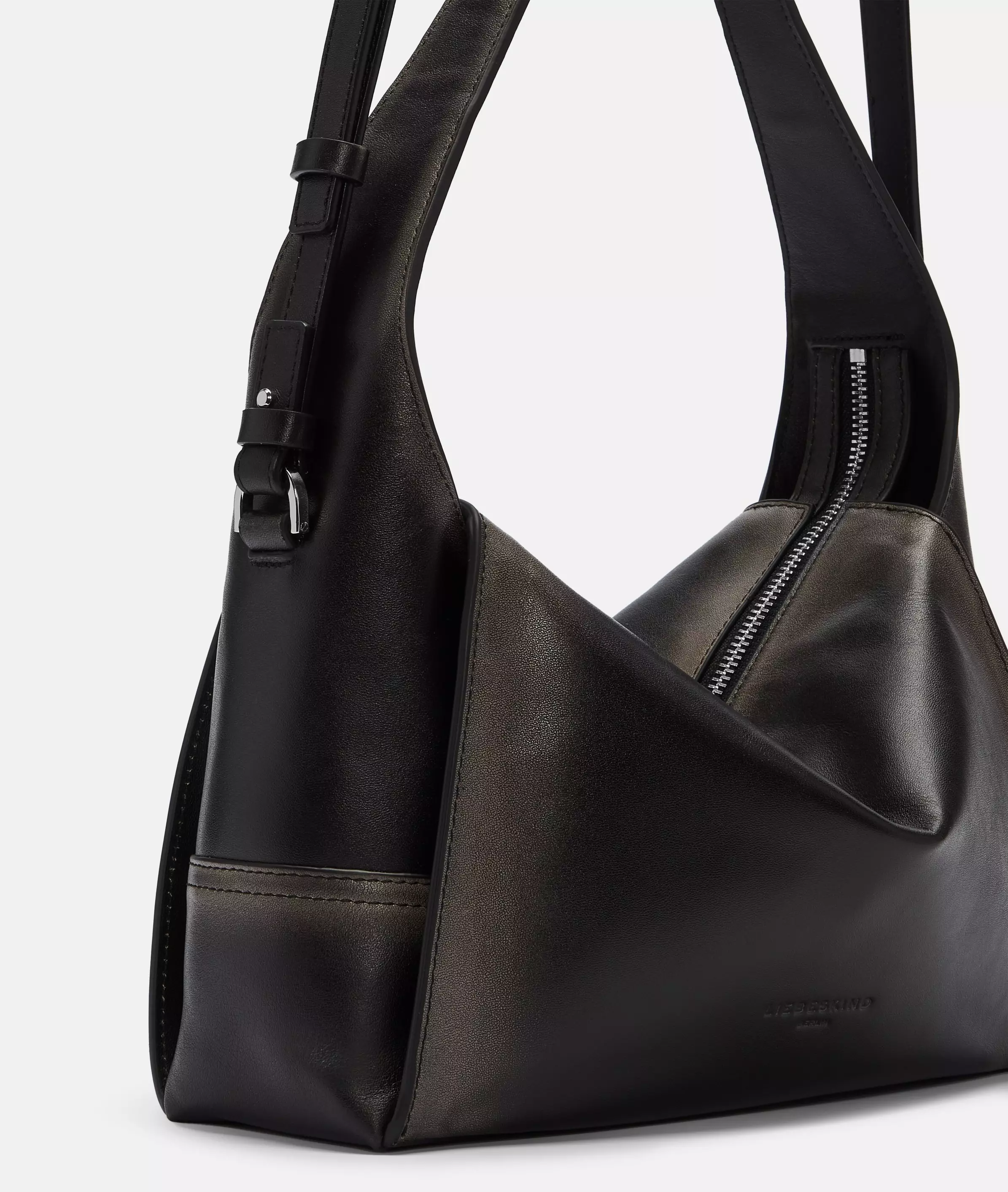 Lou Hobo S Handy leather shoulder bag