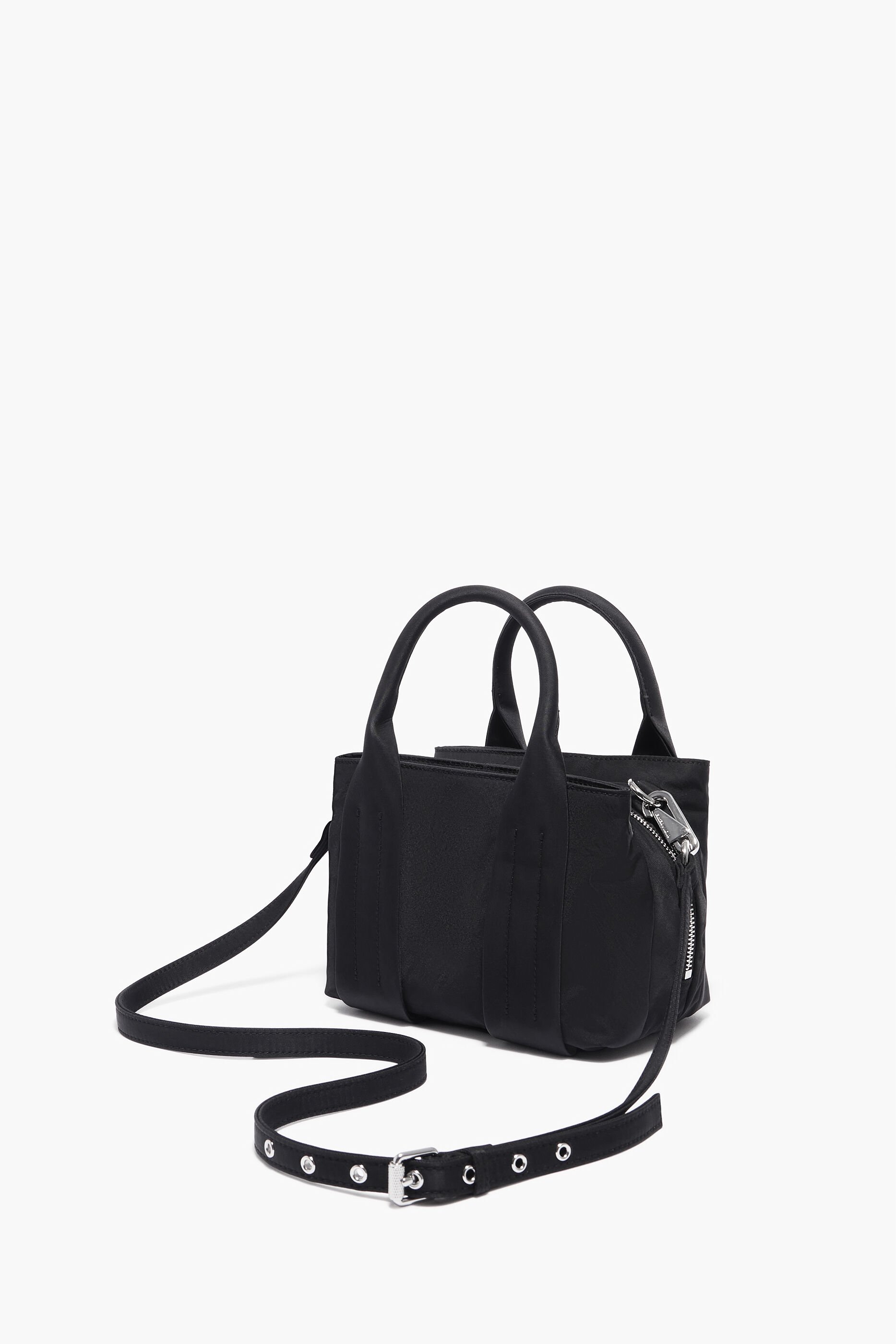 Bolsa de compras XS em nylon preto