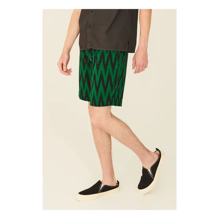 YMC Short Jay Imprimé | Vert