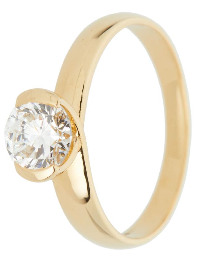 Solitär-Ring, Brillant LG 1,0 ct. VS/E-F