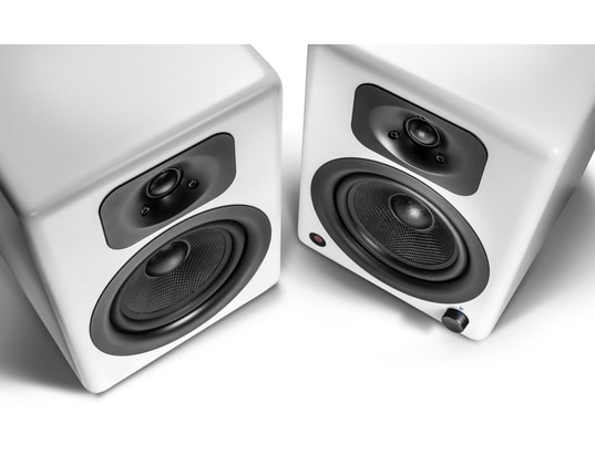 WAVEMASTER - Enceinte amplifiée 2.0 Two neo soft white - kit d'enceintes bibliothèque 2.0 (60w...