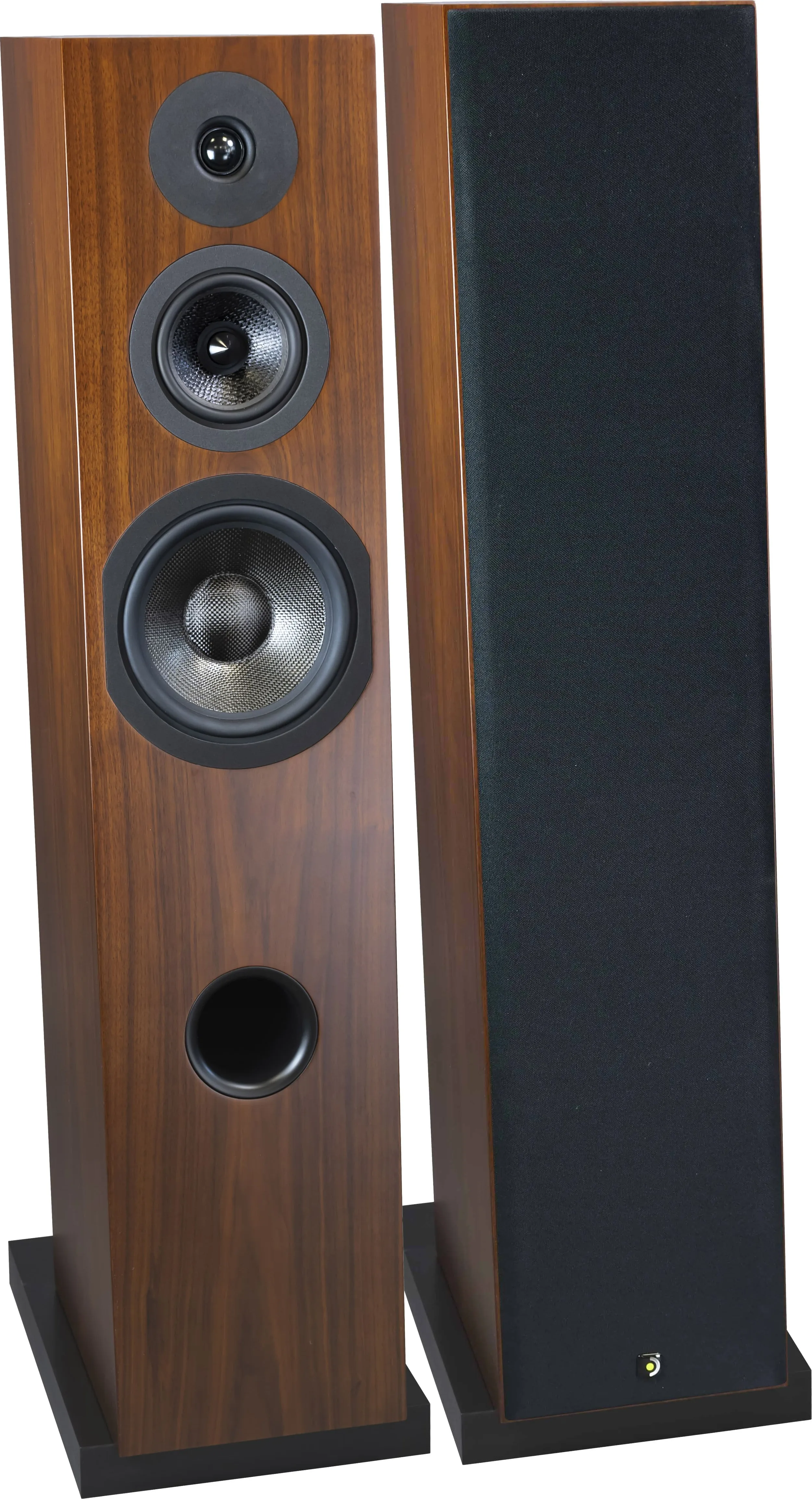 Davis Acoustics Courbet N°7 Noyer (la paire) Enceintes colonne