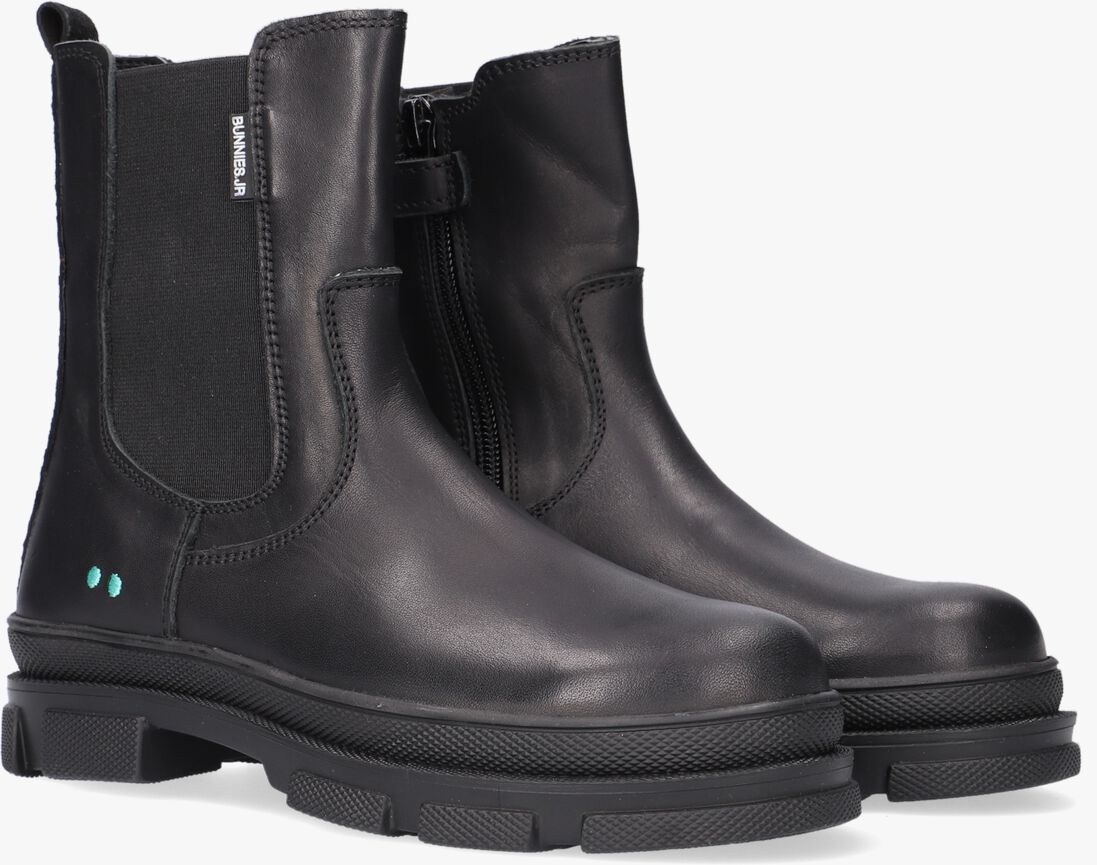 BUNNIESJR zwarte bunniesjr chelsea boots tatum twist