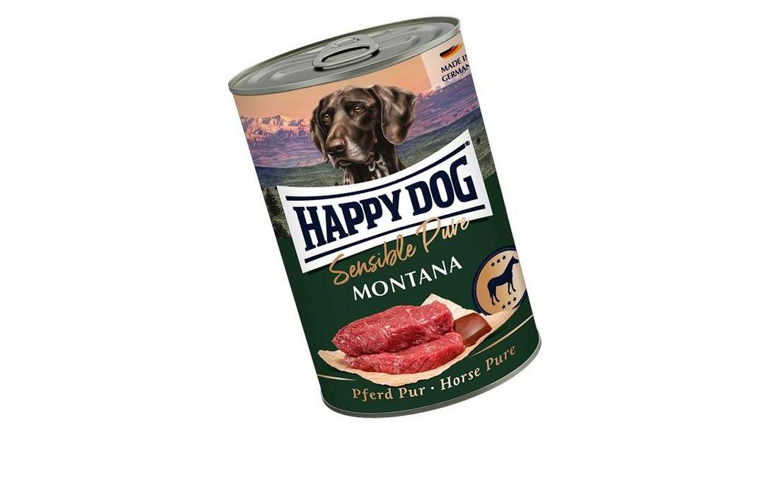 Nassfutter Sensible Pure Montana Pferd, 400 gAlleinfuttermittel für ausgewachsene Hunde