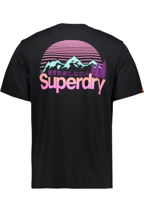 Superdry zwarte heren t-shirt