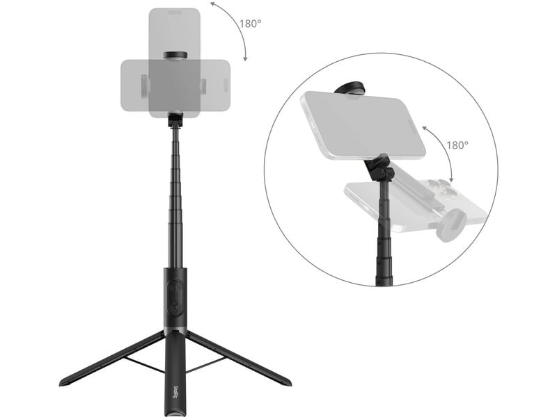 Smallrig Smartphone-Stativ ST30 Lite Selfie-Stick mit One-Touch-Funktion