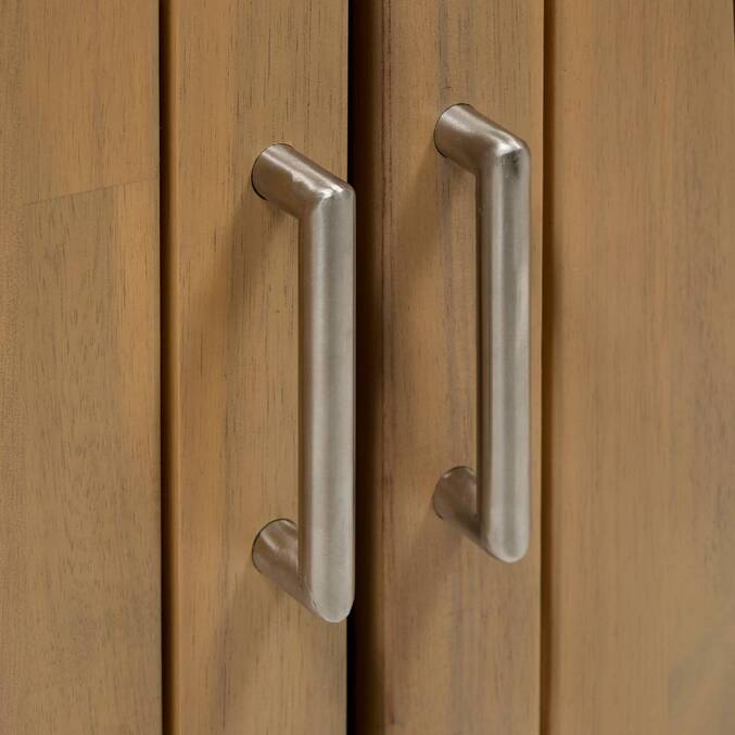 Module 2 portes à roulettes pour cuisine d'été LODGIA Beige