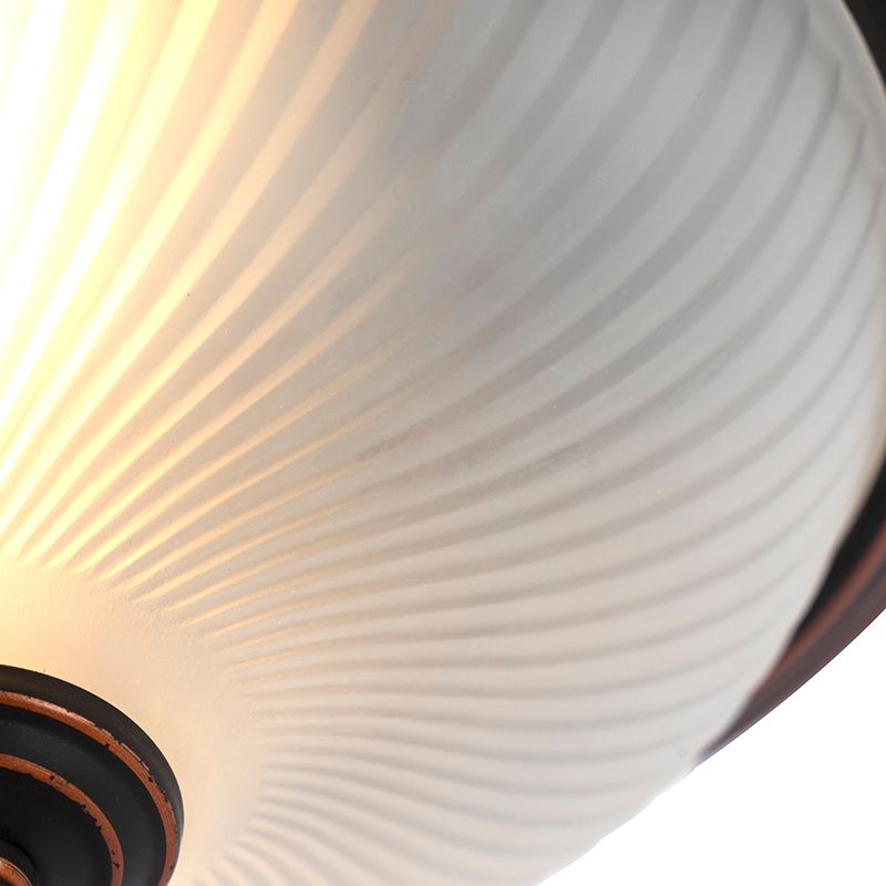 Klassieke plafondlamp bruin opaal - Classico