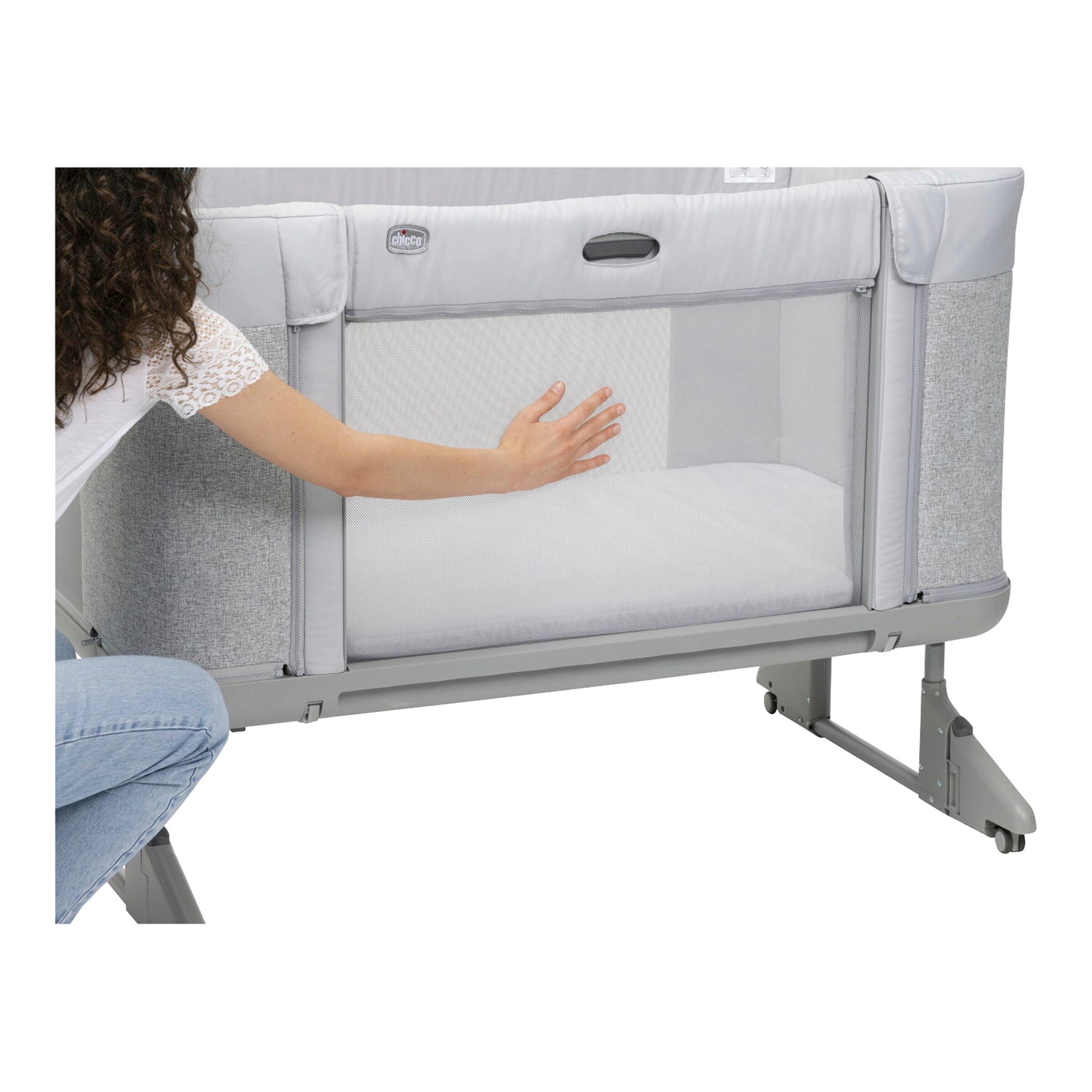 Chicco Beistellbett Next2Me Forever Ash Grey