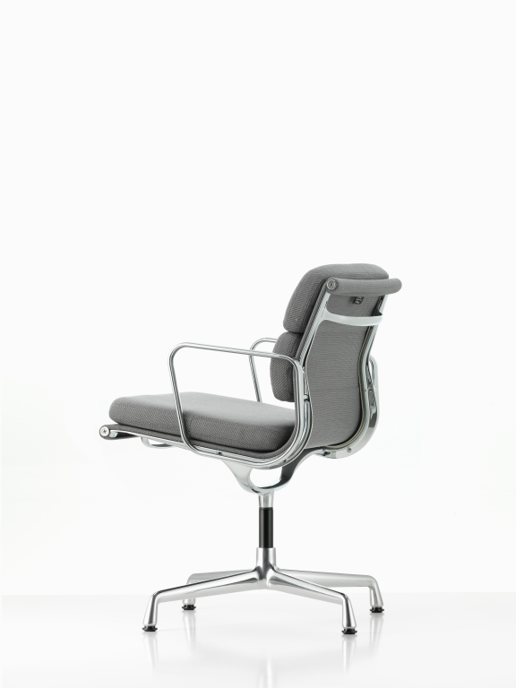 Vitra Aluminium Chair EA 208 fauteuil chroom Track 23