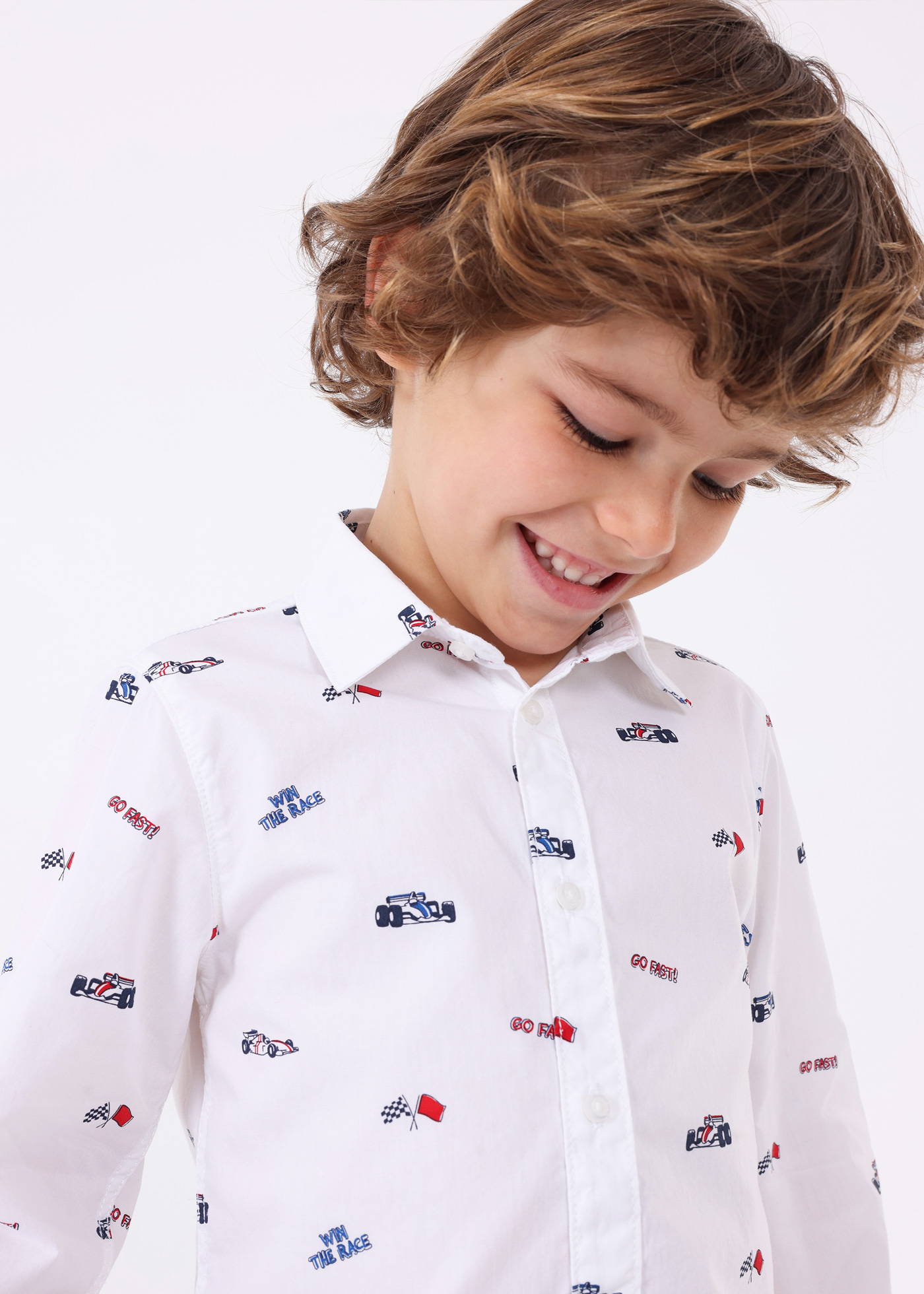 Camisa estampada Better Cotton para meninos