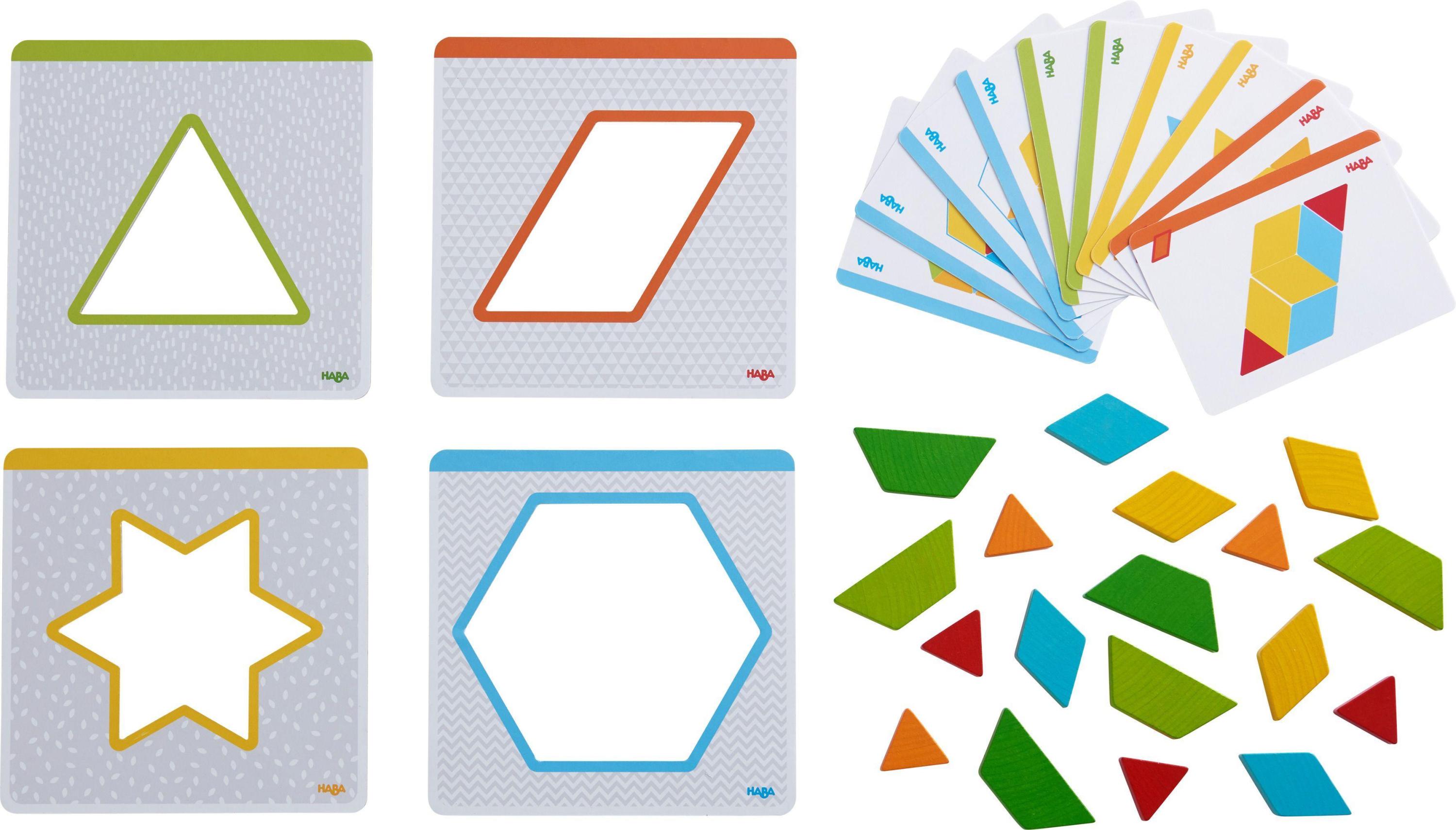 Legespiel BUNTE FORMEN in bunt