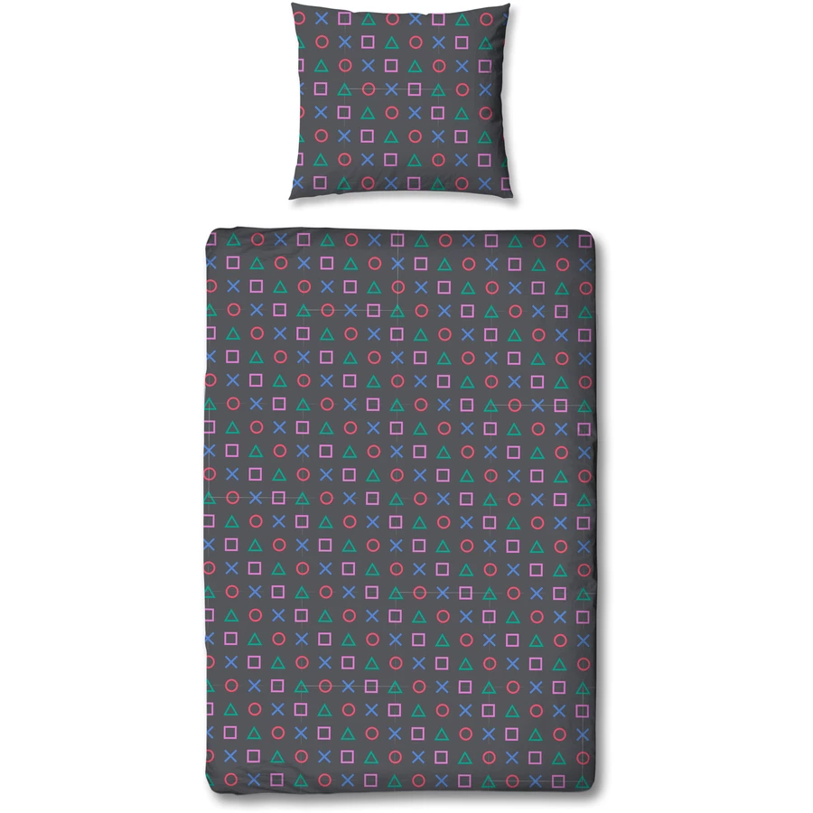 MTOnlinehandel Bettwäsche Kinder-Bettwäsche für Mädchen und Jungen Playstation, 80x80 + 135x200 Gaming Playstation
