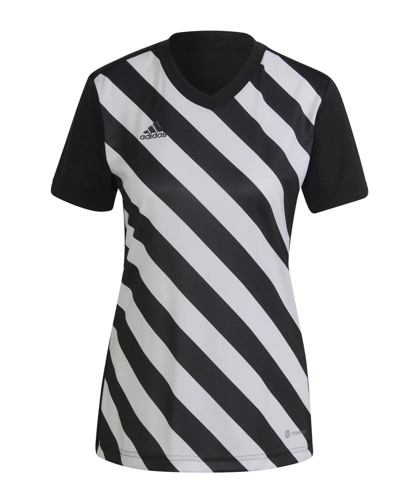 adidas Entrada 22 GFX Trikot Damen Weiss Schwarz
