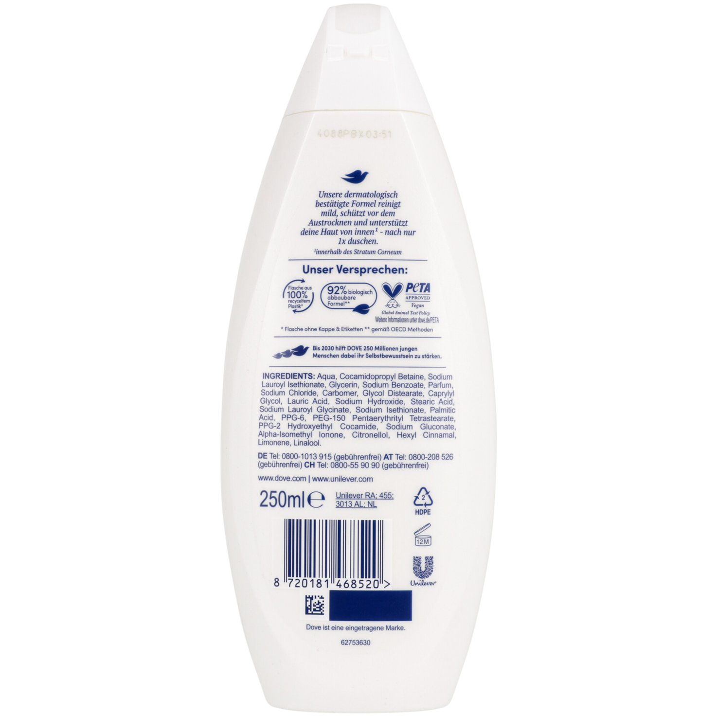 Dove Pflegedusche Samt-Weich