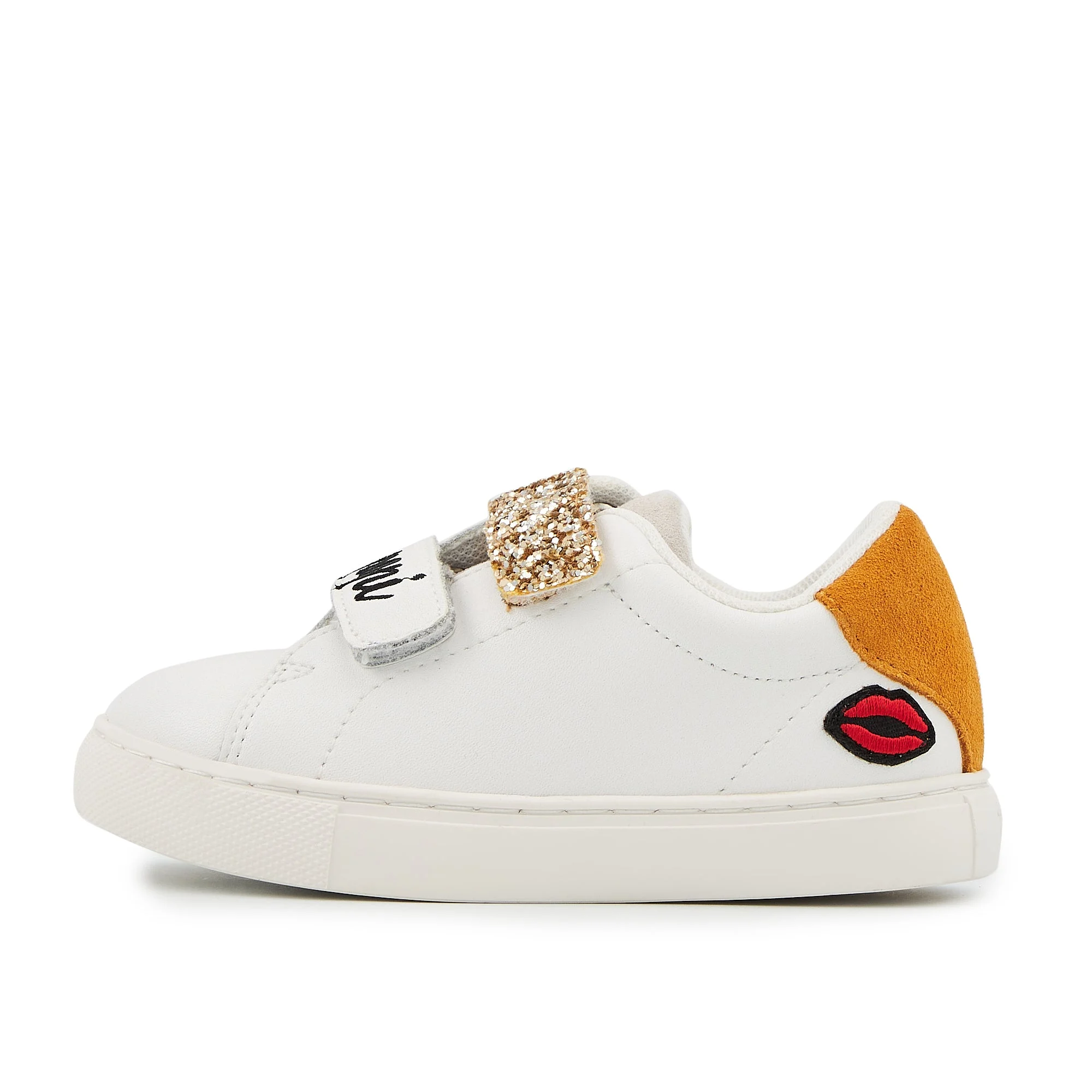 MINI EDITH J'ADORE PAPI - Sneakers en cuir | Blanc