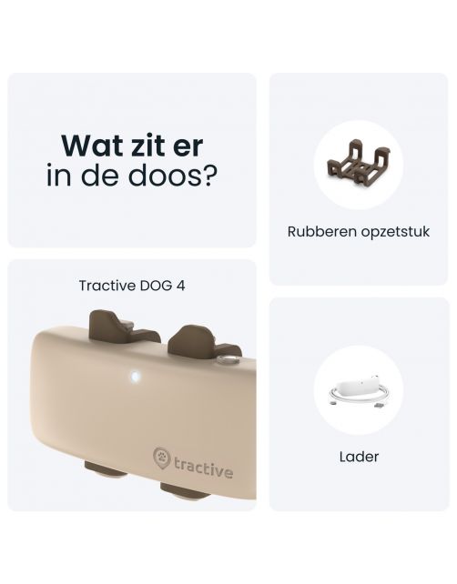 Tractive Gps Dog 4 Hondentracker En Activiteitenmonitor 17x71x28 mm - Hondenlocatievinder