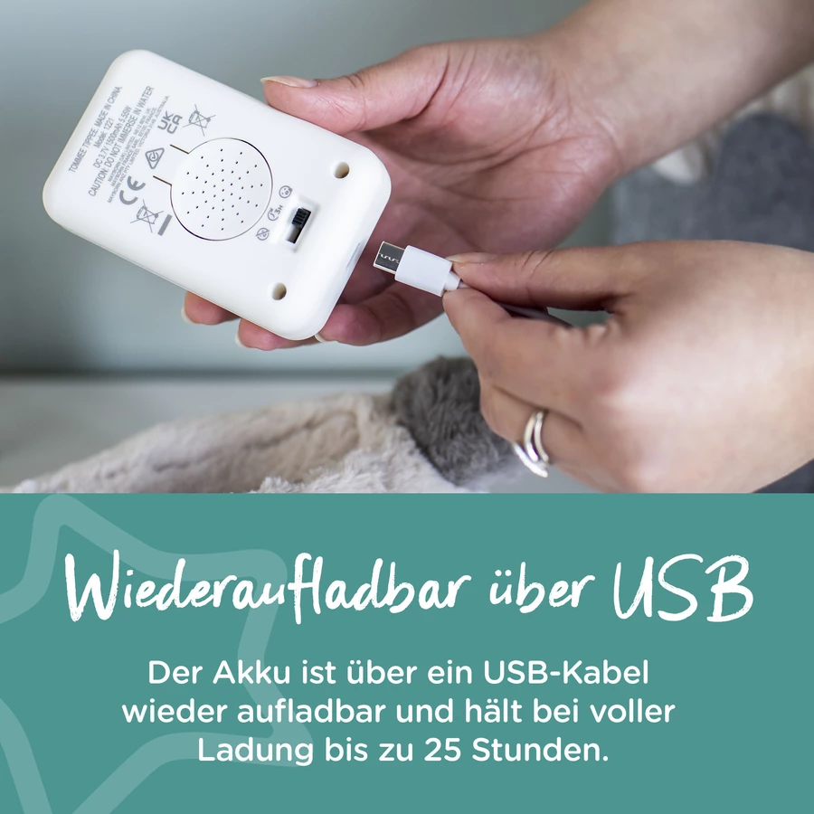 Tommee Tippee Einschlafhilfe Deluxe-Grofriend wiederaufladbar, Ollie die Eule