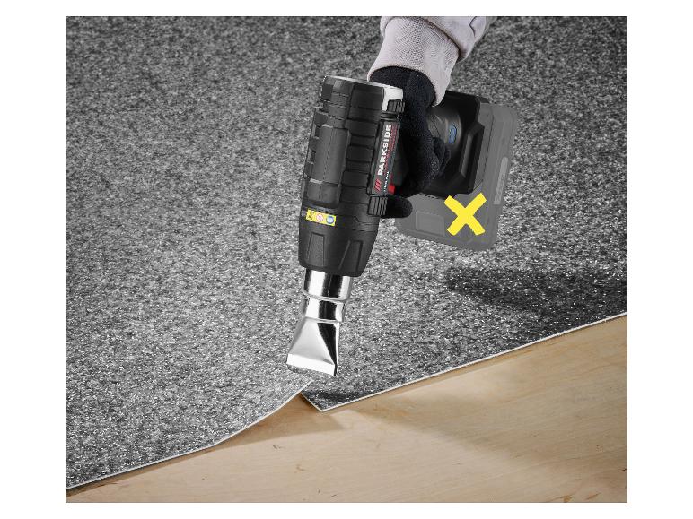 Accu-heteluchtpistool 20 V zonder accu en lader