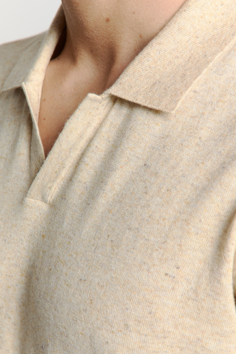 NO-EXCESS beige heren polo