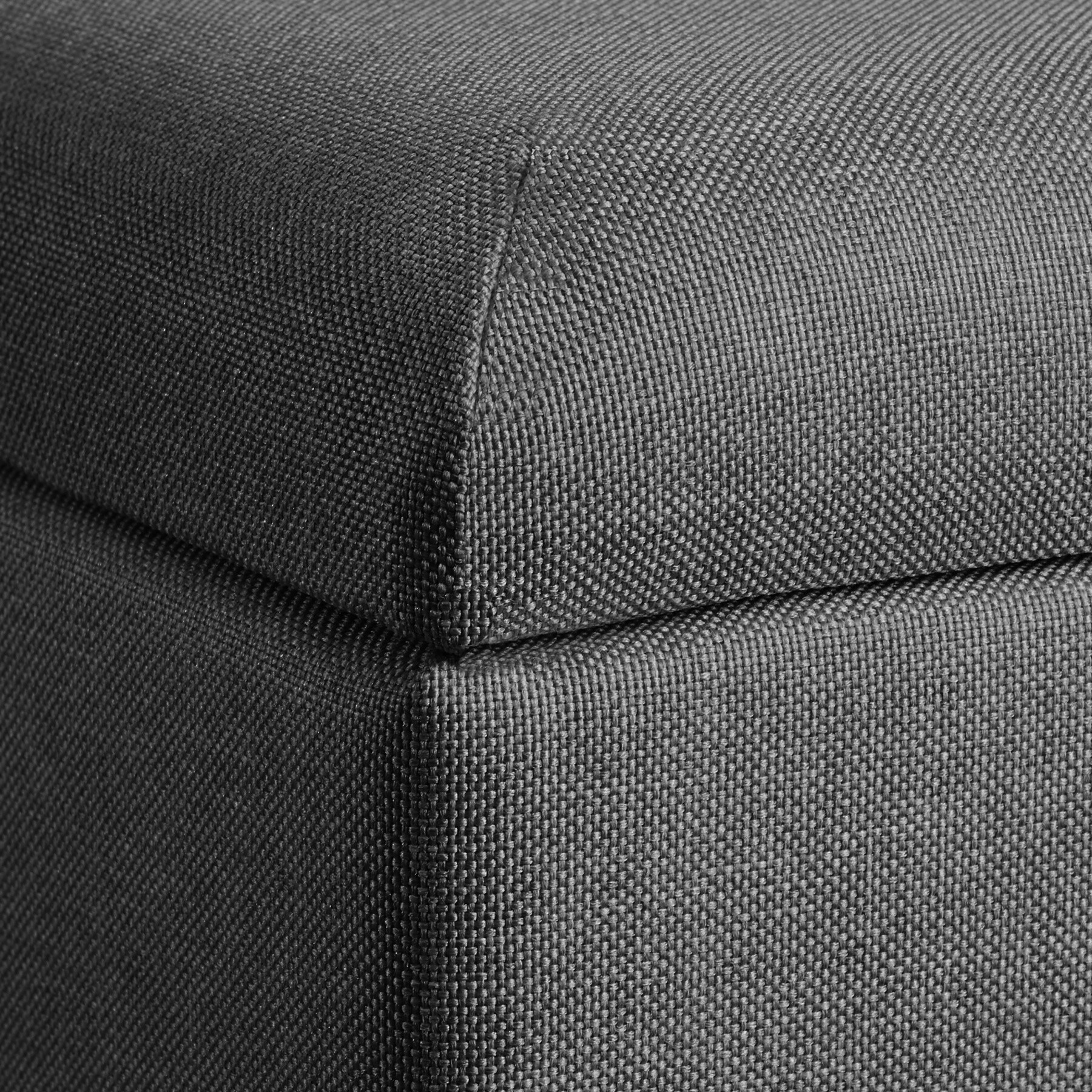 tectake® Sitzhocker, gepolstert, mit Stauraum, 32,5 x 32,5 x 36,5 cm