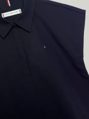 Vestido camisa listrado Essential Global