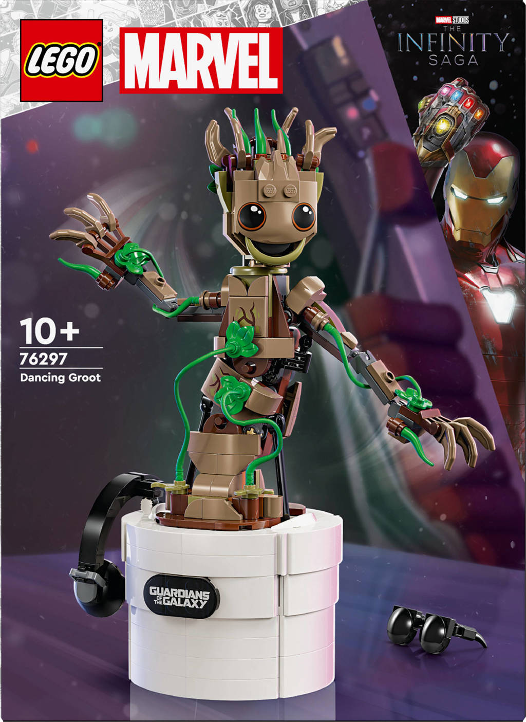 Heel mooiMarvel Dansende Groot Bouwbaar Guardians of the Galaxy Speelgoed voor Kinderen 76297 Super Heroes Marvel