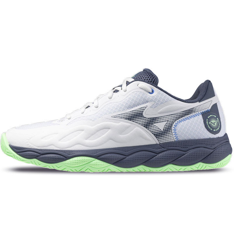 Mizuno Wave Enforce Court AC blanc-noir-vert