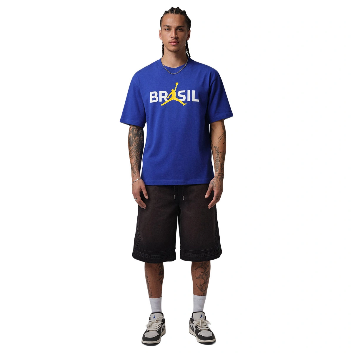 T-Shirt Nike Brasil x Air Jordan 85 Fanswear Mundial 2026