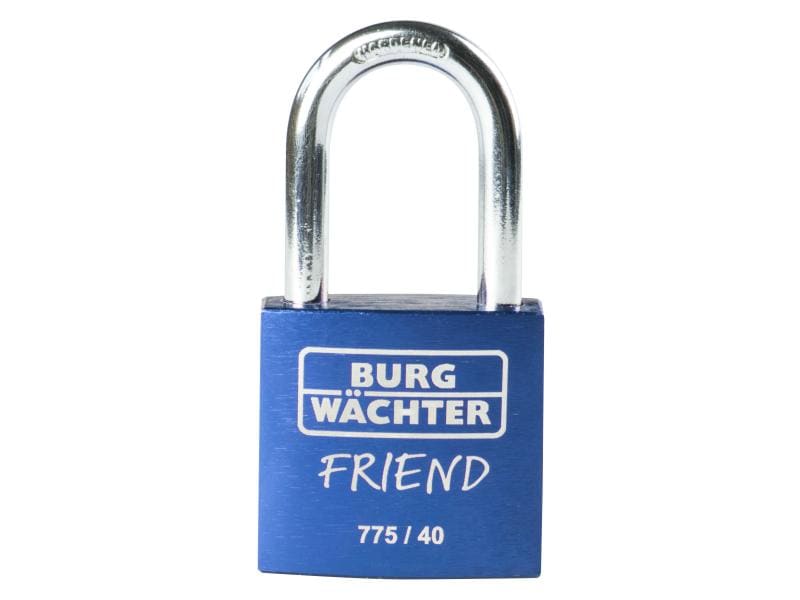 Burgwächter Vorhängeschloss Friend Blau Zylinder-Vorhängeschloss
