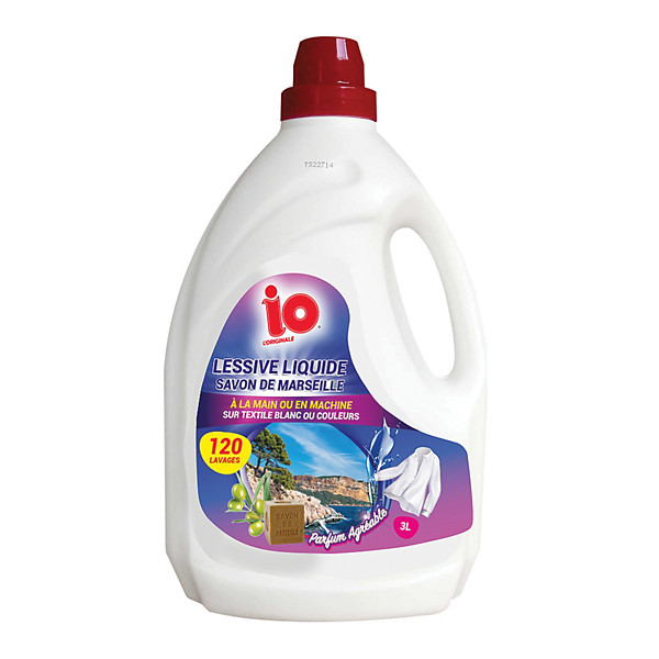 Lessive liquide IO savon de marseille 120 lavages