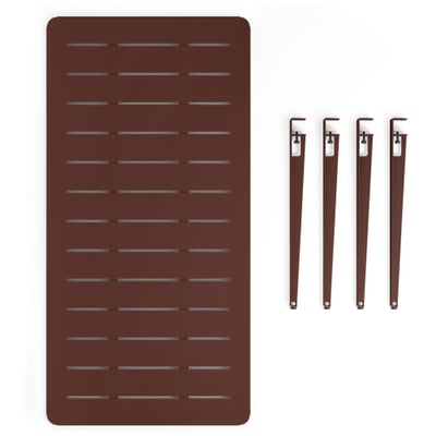 Tisch Midi, RAL 8015 Kastanienbraun