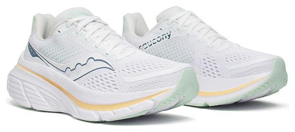 Chaussures Running Saucony Guide 17 Blanc Femme