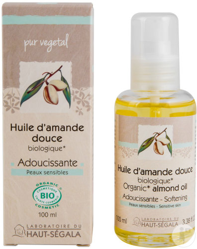 Laboratoire Du Haut-Ségala Huile D'Amande Douce Biologique Peaux Sensibles 50ml